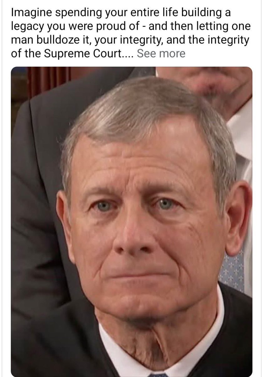 ZemanLynnZ's tweet image. he bulldozed his own career by being a Trump enabler…

a clear decision to ruin any semblance of decency

#Compromised #SCOTUS