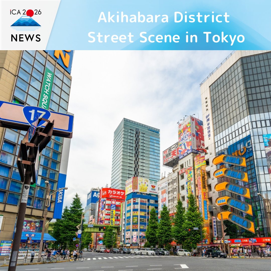 ICA2026's tweet photo. Hello everyone! 🌟

This time, we would like to introduce Akihabara, one of Tokyo’s most popular spots to share the appeal of participating in ICA2026.

🔹 Highlights of Akihabara
Akihabara is a vibrant district  where Japanese subcultures such as anime and games come together. 🎮 Around the station, you’ll find electronics stores, unique cafes, and specialty shops, creating an exciting atmosphere just by walking around. 🚶

🔹 Access
It takes only about 10 minutes by train from the Tokyo International Forum, the event venue, to Akihabara. Multiple lines, including JR and the subway, are available, making access very convenient. Be sure to experience Japan’s unique culture in Akihabara! 🎶

✨ The latest information will be posted on our website! ✨
➡️ https://t.co/HJcGrzXMbW

✨ To receive the latest news and event announcements related to ICA2026, please register for our official mailing list! ✨
➡️https://t.co/F6EHNRvhFv

皆さん、こんにちは！🌟

今回は、ICA2026への参加の魅力をお伝えするため、東京の人気スポット「秋葉原」をご案内します。

🔹秋葉原の見どころ
秋葉原は活気あふれる街で、アニメやゲームなど日本のサブカルチャーが集まっています。🎮 駅周辺には家電ショップやユニークなカフェ、専門店が立ち並び、歩くだけでワクワクする雰囲気を味わえます。🚶

🔹アクセス
会場である東京国際フォーラムから秋葉原へは電車でたったの約10分。JRや地下鉄など複数の路線が利用でき、アクセスが便利です。ぜひ秋葉原で日本ならではのカルチャーを体験してみてください！🎶

✨最新情報はホームページに掲載していきます！✨
➡️ https://t.co/HJcGrzXMbW

✨ ICA2026に関する最新情報やイベントの告知などをいち早くゲットするために、公式メーリングリストを登録してください！✨
➡️https://t.co/F6EHNRvhFv

#ICA #ICA2026 #Actuary #Actuaries #guide #Akihabara #Tokyo