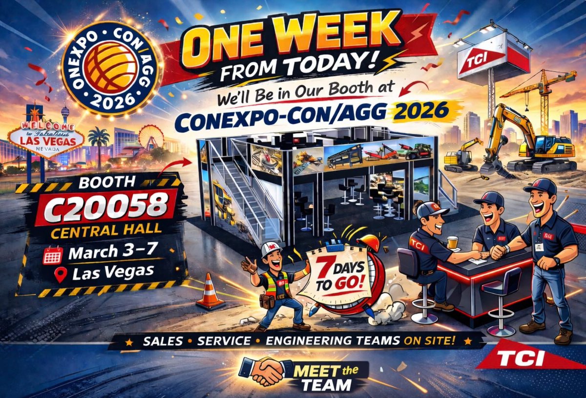 TCI Manufacturing tweet media