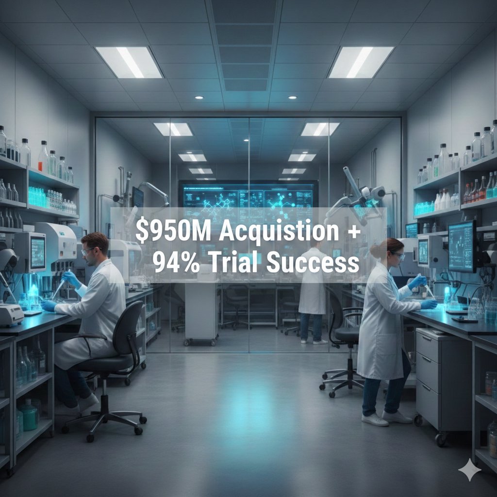 $GSK just strengthened its pipeline with a $950M acquisition of 35Pharma, posted 94% viral suppression in its latest HIV trial, and quietly bought back 2.7M shares — expansion, execution, and capital return all in one day. 💊📈