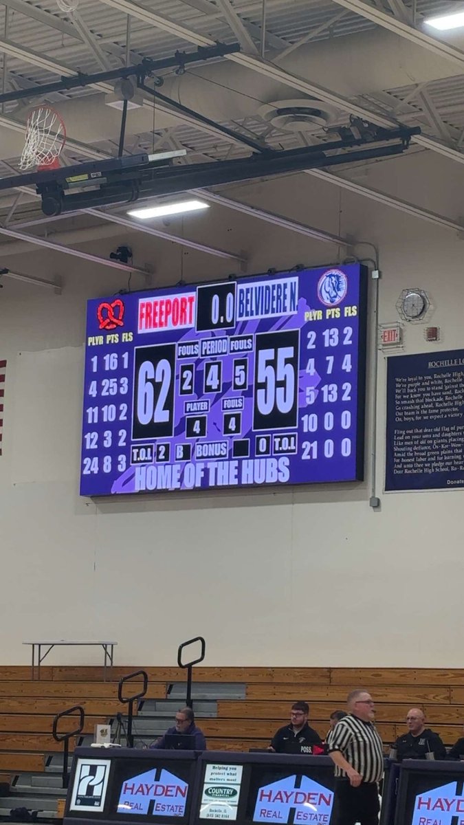 FHSpretzbball's tweet photo. Freeport advances to Friday night regional championship!

Pretzels 62 Belvidere North 55 https://t.co/1WydBHOC7c