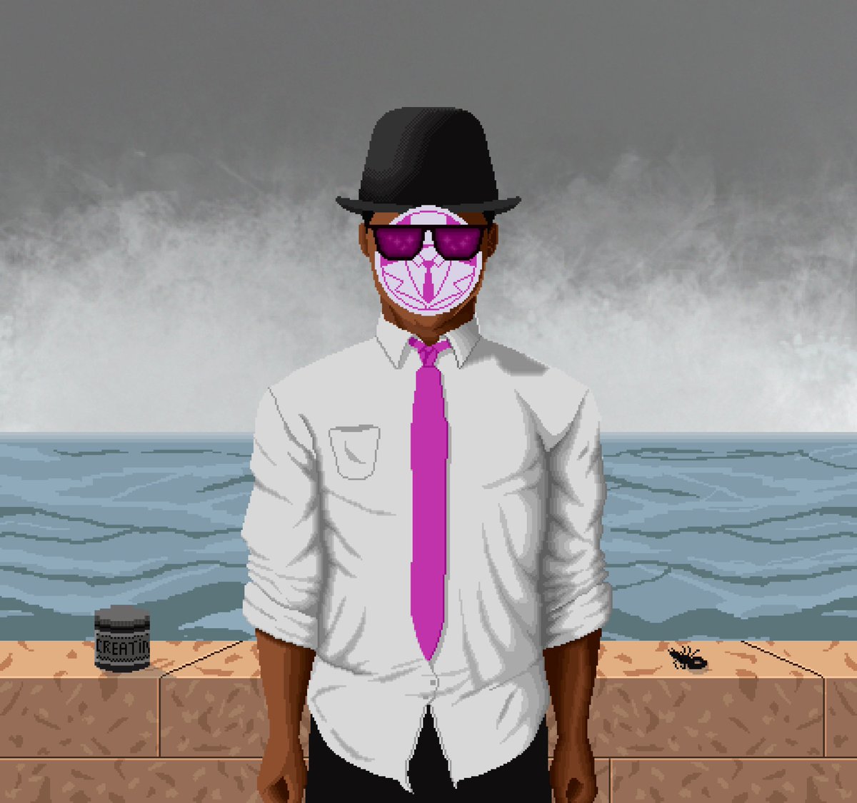 JareldJack's tweet photo. Hare un un fan art inspirado en pinturas para los chamos #PROYEKTA2 cada cierto tiempo. Hoy toca @TrajeCon #proyecta2 https://t.co/gaXc5ublpf