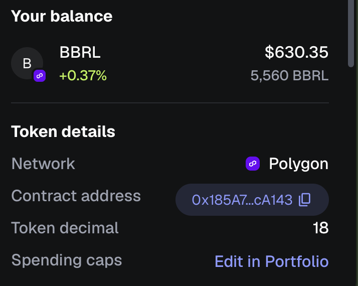 sgarunibna64856's tweet photo. $BBRL @Uniswap @0xPolygon @0xPolygonEco @GrupoBraza BBRL is now live on Polygon 🇧🇷🔥
Fast. Low fees. Built for global payments @MetaMask @Uniswap @MEXC_Official 

$BBRL 0x185A7228A7eF0ff5c1B6b3f1045e0b95547cA143

#Web3Community https://t.co/24X2ZRntSC