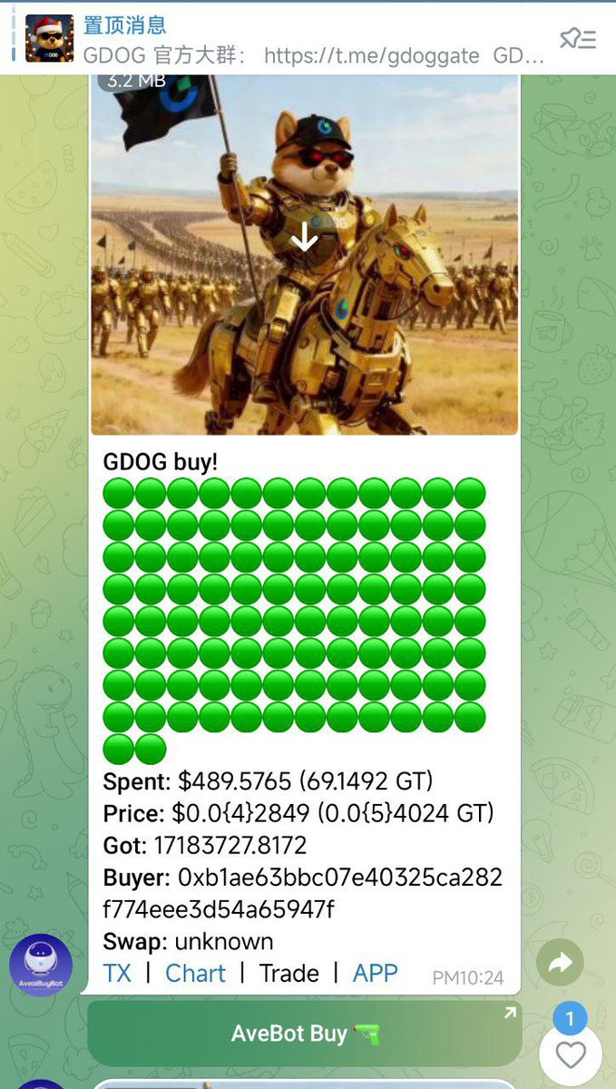 gdoggate's tweet photo. $GDOG Pumping https://t.co/FU5deSvEqw