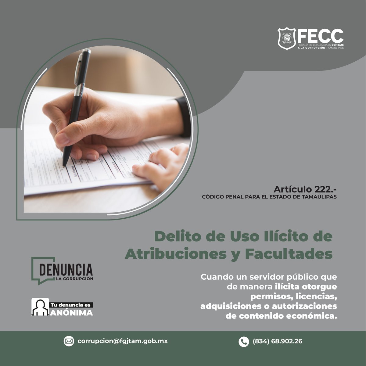 Fiscalía Especializada en Combate a la Corrupción. tweet media
