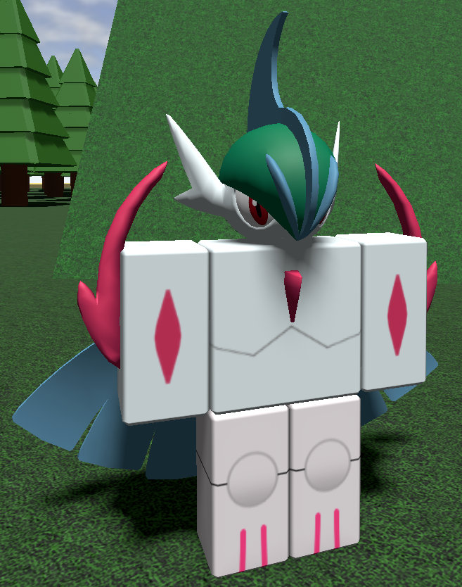 Jester_Pyro_Bun's tweet photo. Mega Gallade in Roblox :3

#Pokemon #MegaGallade https://t.co/ArlvkTKR76