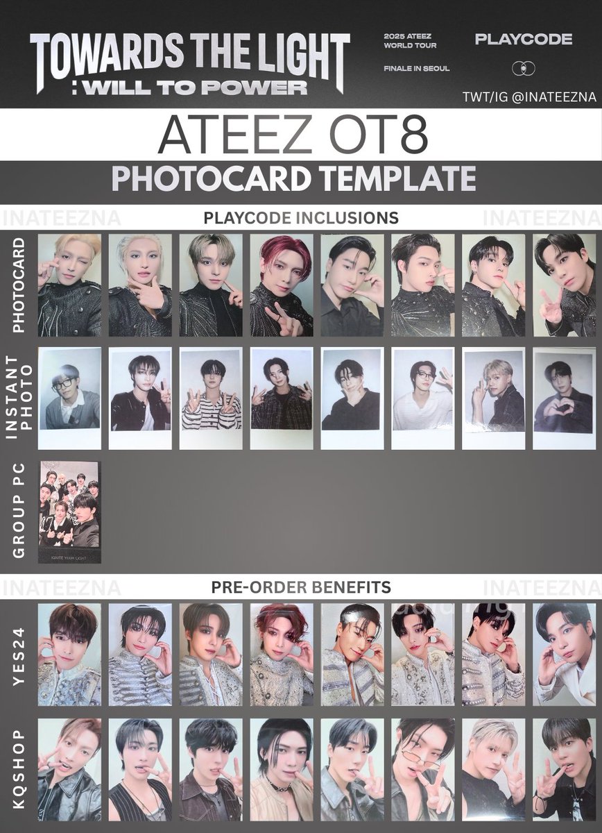 ✓2025 ATEEZ WORLD TOUR[TOWARDS THE LIGHT : WILL TO POWER]FINALE