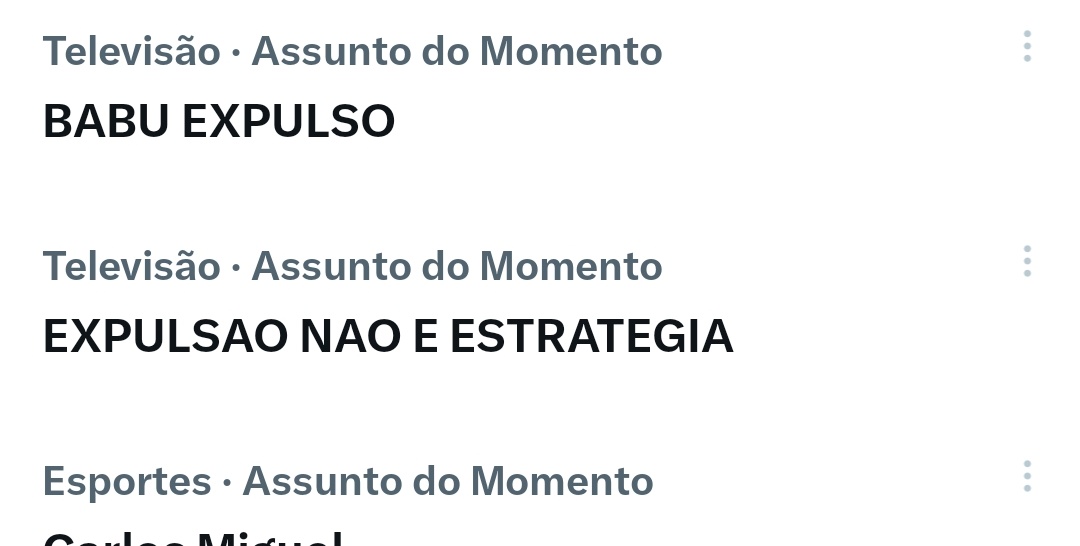 Se expulsão não é estratégia, pq esses jumentos tão pedindo a expulsão do babu.
#BBB26