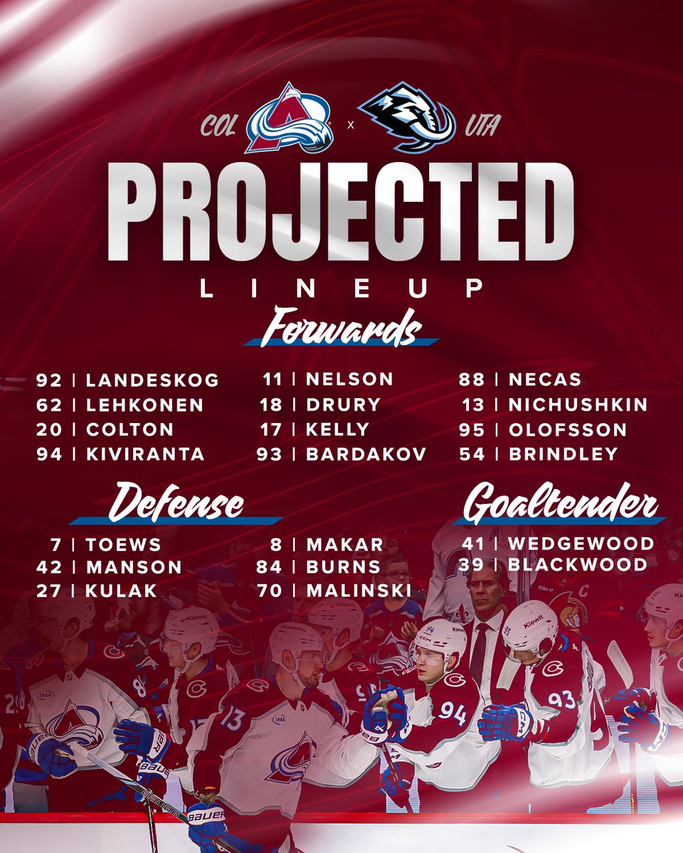 x - Colorado Avalanche tweet media