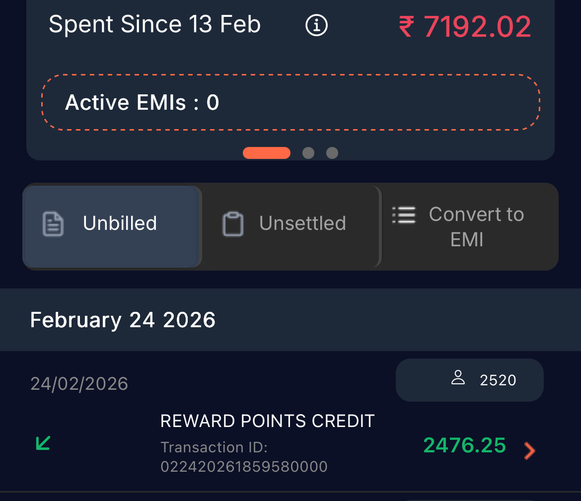 cibhisp's tweet photo. BOB Eterna done right 💳
Points redeemed to statement = real cashback .

Simple and neat ..! There goes ~9000 points https://t.co/r88cdEdFRO