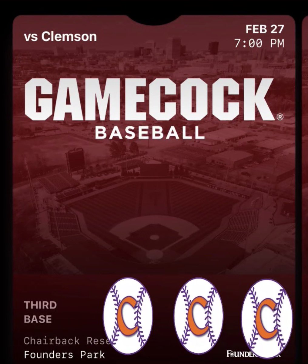 theclemsonbaby's tweet photo. I convinced a shamecock season ticket holder to give me their tickets this weekend. Yes, I will be in orange, and I am not sorry for the coot fans sitting around me. #weliketoparty https://t.co/r3eNeby2BU