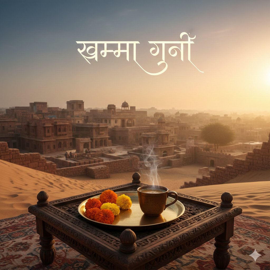 खम्मा घणी सा! आपरो दिन घणो फूटरो जावे।