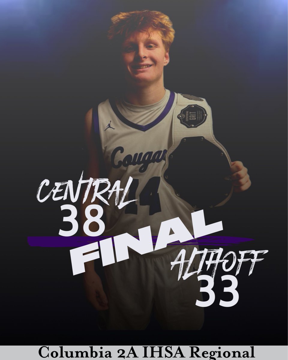 centralcougsbb's tweet photo. COUGS WIN!

Central - 38
Althoff - 33

Bryce Wieter earns the C.A.G.E. Belt with 8 points, 6 rebs, 4 stls. 

Schrage leads us with 10, Becker adds 7 pts, Burgmeier chips in 6 pts. 
Next game: Fri (2/28) at Columbia 2A Regional.

#TraditionNeverGraduates
#UnitedWeBallDividedWeFall https://t.co/Hg7Nv7MiUD