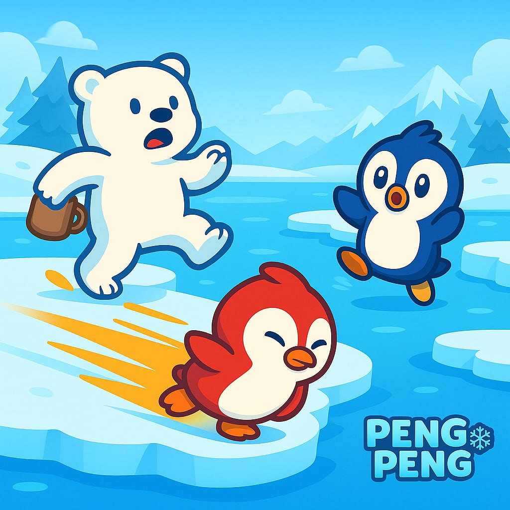 pengpengplay_'s tweet photo. Ruby’s “training plan” today:
1️⃣ Full-speed slide
2️⃣ No brakes
3️⃣ Hope Snowbear isn’t standing in the path 😂💥
Peng swears he saw her bounce off three walls in a row.
Every team has that one chaotic teammate.
Tag yours. 👇
#PengPengPlay #FunnyPeng #RubyRush #MiniGame https://t.co/hR7OFLef8t