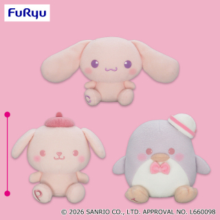 ⚠️3月登場のプライズ【予告】📣／ ほんのり桜色シリーズの新プライズ