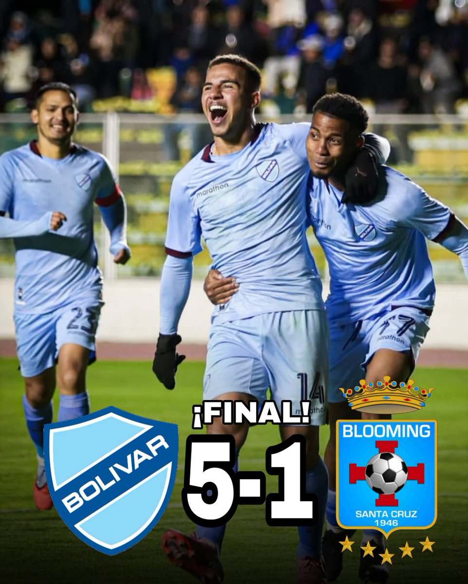 ¡¡FINAL: BOLÍVAR GANA LA IDA DE LA SEMIFINAL FRENTE BLOOMING!!
¡¡FINAL: BOLÍVAR GANA LA IDA DE LA SEMIFINAL FRENTE BLOOMING!!
¡¡FINAL: BOLÍVAR GANA LA IDA DE LA SEMIFINAL FRENTE BLOOMING!!