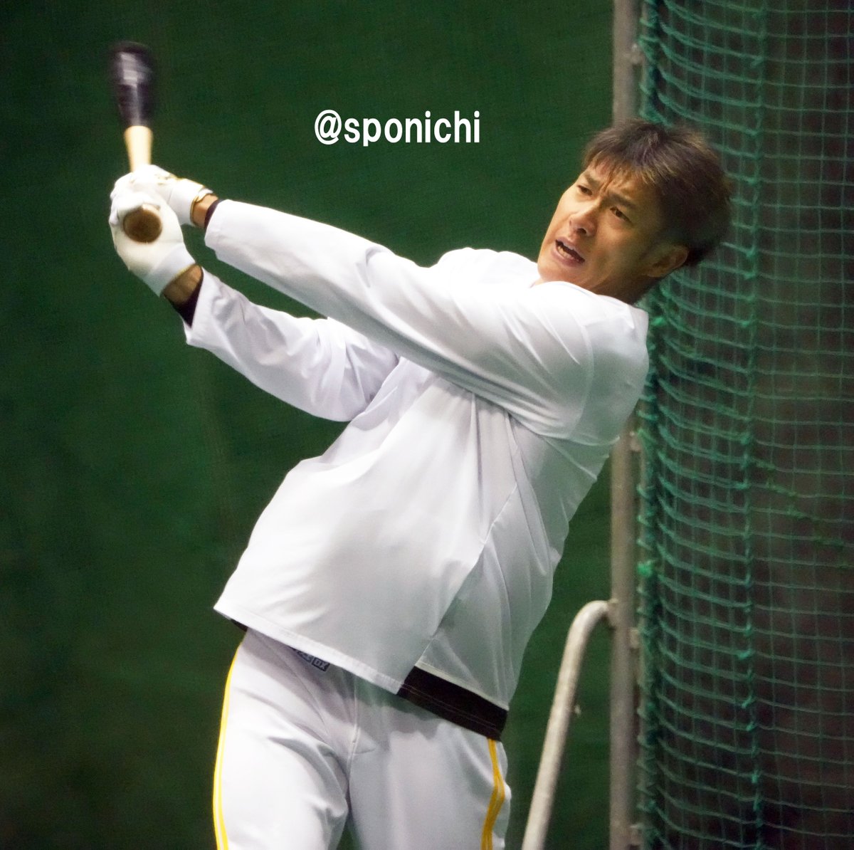 宮崎に残り練習に励む柳田選手😁 #sbhawks #柳田悠岐