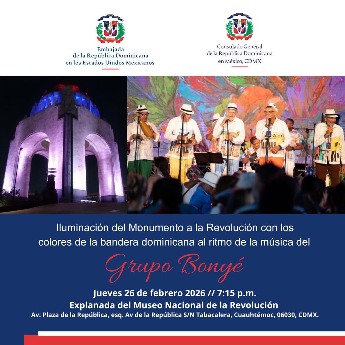 Embajada de la República Dominicana en México tweet media