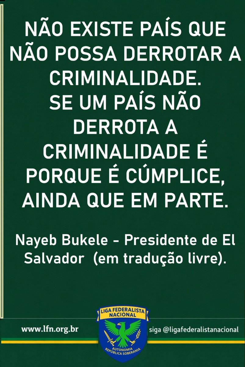 LIGA FEDERALISTA NACIONAL tweet media