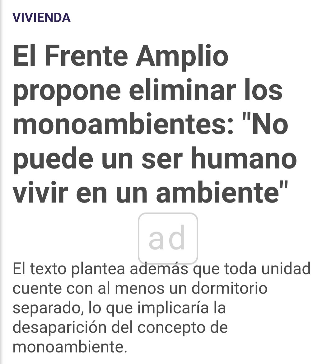 Para el FA:
"No puede un ser humano vivir en un ambiente" ..... pero si en la calle.
Dejen de querer regularle la vida a la gente y de quitarle libertades.