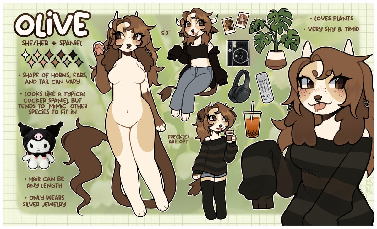 new ref sheet for my sona!

💕 &amp; 🔁 appreciated!