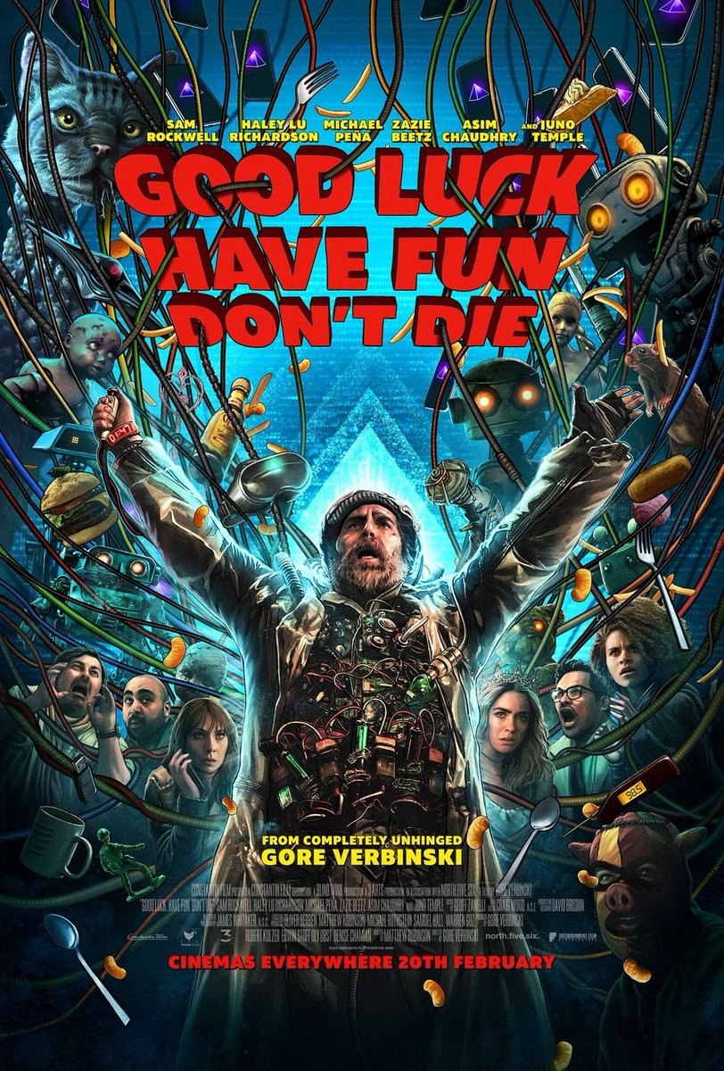 As wholly original as it gets. Loved #GoodLuckHaveFunDontDie Don’t read anything on it and just enjoy the ride if you can