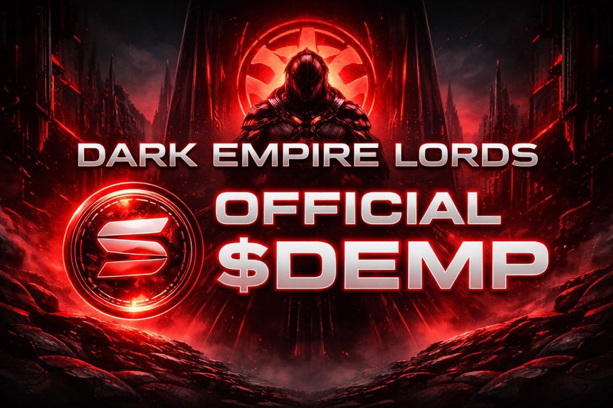 Darkhacker167's tweet photo. Dark lords, assemble! 👑🌑⚔️

$DEMP — Dark Empire Lords Official is NOW LIVE on Solana 🔥

Website UP for the empire. Throne room open. Moonshot loading 🚀

🌐 https://t.co/DrhFqiVXWe  
💬 https://t.co/Lr8iJTmBNh  
🛒 Buy instant → https://t.co/YRXf7uCQij  
CA: 8yGrrj6d9p4WNPRkunVo1NwkRSX3VTo43ZS39xu7jupx

Who’s claiming their throne first? Drop your bag 👇

#DEMP #DarkEmpireLords #DarkEmpire #Solana #Memecoin