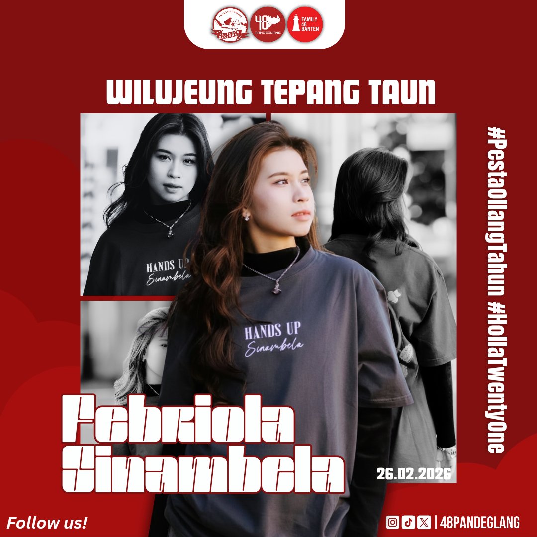 48Pandeglang's tweet photo. Wilujeng tepang taun ke-21, @F_OllaJKT48 🎉 
Semoga di usia yang baru ini, semakin bersinar, selalu diberikan kesehatan, dan semua impiannya satu per satu terwujud. Keep shining and stay awesome!

#HollaTwentyOne
#PestaOllangTahun https://t.co/TFpsXtpjqd