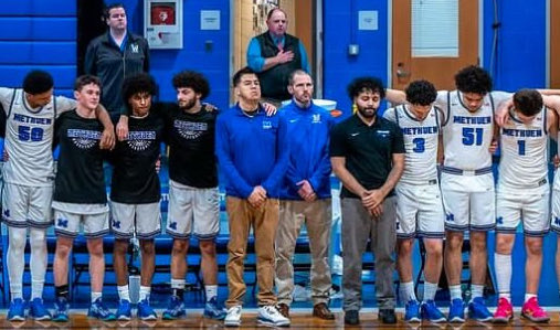 MHSRangershoops's tweet photo. What a win tonight!! In honor of an amazing coach, son, brother, husband, friend, mentor and person. Coach Staples we love you and your legacy will always live on at Methuen High school!!!

Methuen 63
Everett 41

We love you Coach Staples 

@MVcreature @nweitzer7 @GlobeSchools https://t.co/fsCeyMTUTS