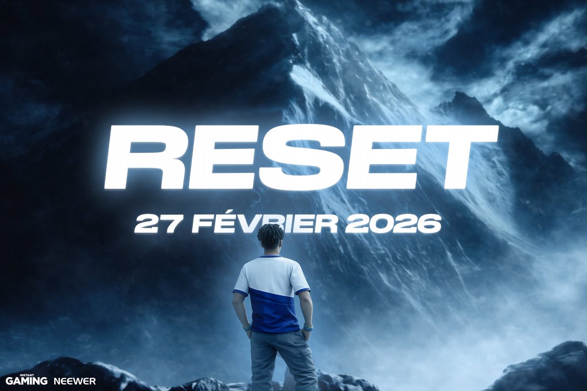 SWEsportGG's tweet photo. 🔵⚪ SW : EVENT RESET ⚪🔵
📅 27/02 à 19h
Le reset arrive… soyez prêts 👀🔥
Des annonces plus spectaculaires que jamais sont prévues pendant l’event !
📡 En stream à partir de 19h le 27 février :
🟣 Twitch : sw_esport_
⚫ TikTok : https://t.co/nEM2S9uskO
#Esporte #SwWin https://t.co/kk3KjA6usH