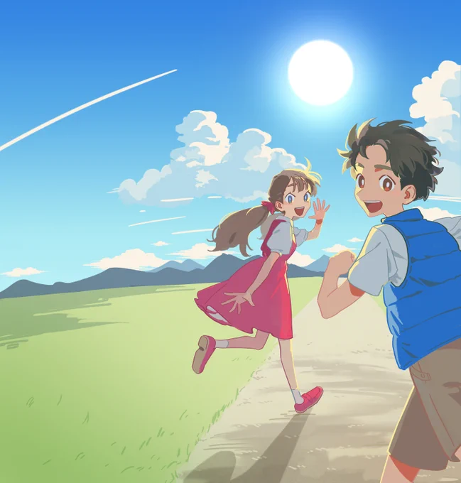 【お仕事】 障害者福祉サービス事業所「ひかりとあかり」 パンフレットイラストとデザインを担当させていただきました。