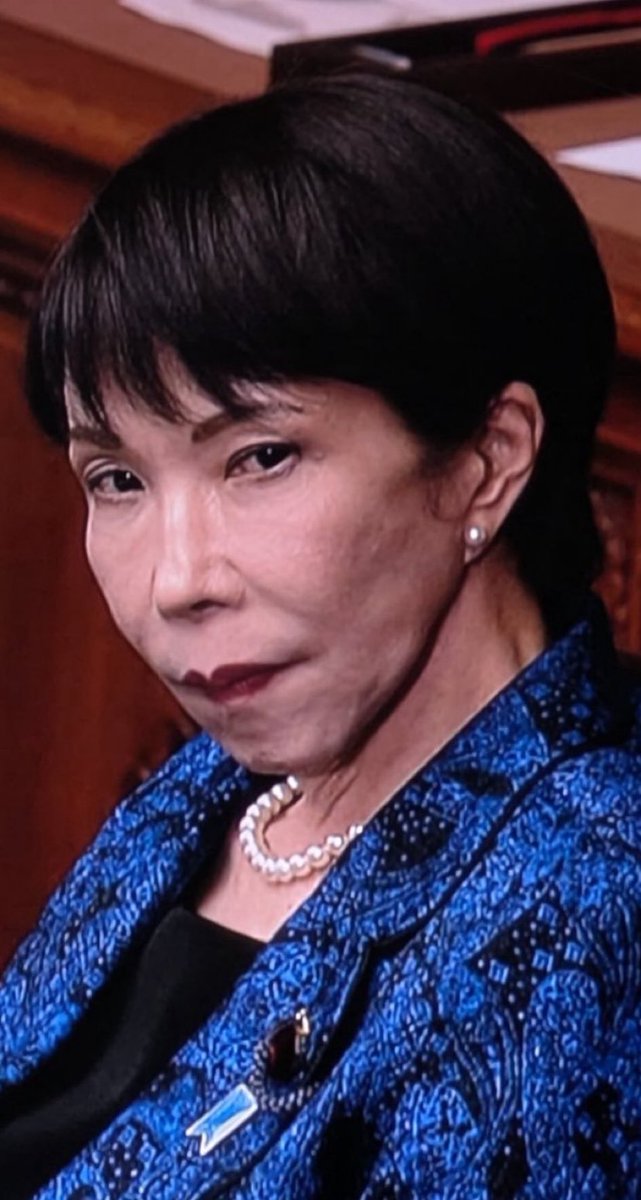 参政党が質問しているときの顔とのこと。
この顔に出ているのは侮蔑？
悪意？