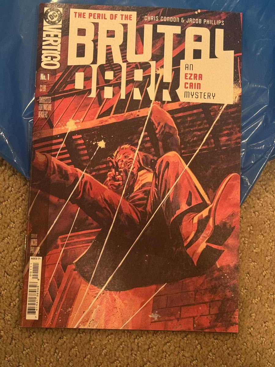 CBCCPodcast's tweet image. Today we got another new Vertigo Comic, THE PERIL OF THE BRUTAL DARK by Chris Condon &amp;amp; Jacob Phillips. Indiana Jones, eat your heart out. #NCBD