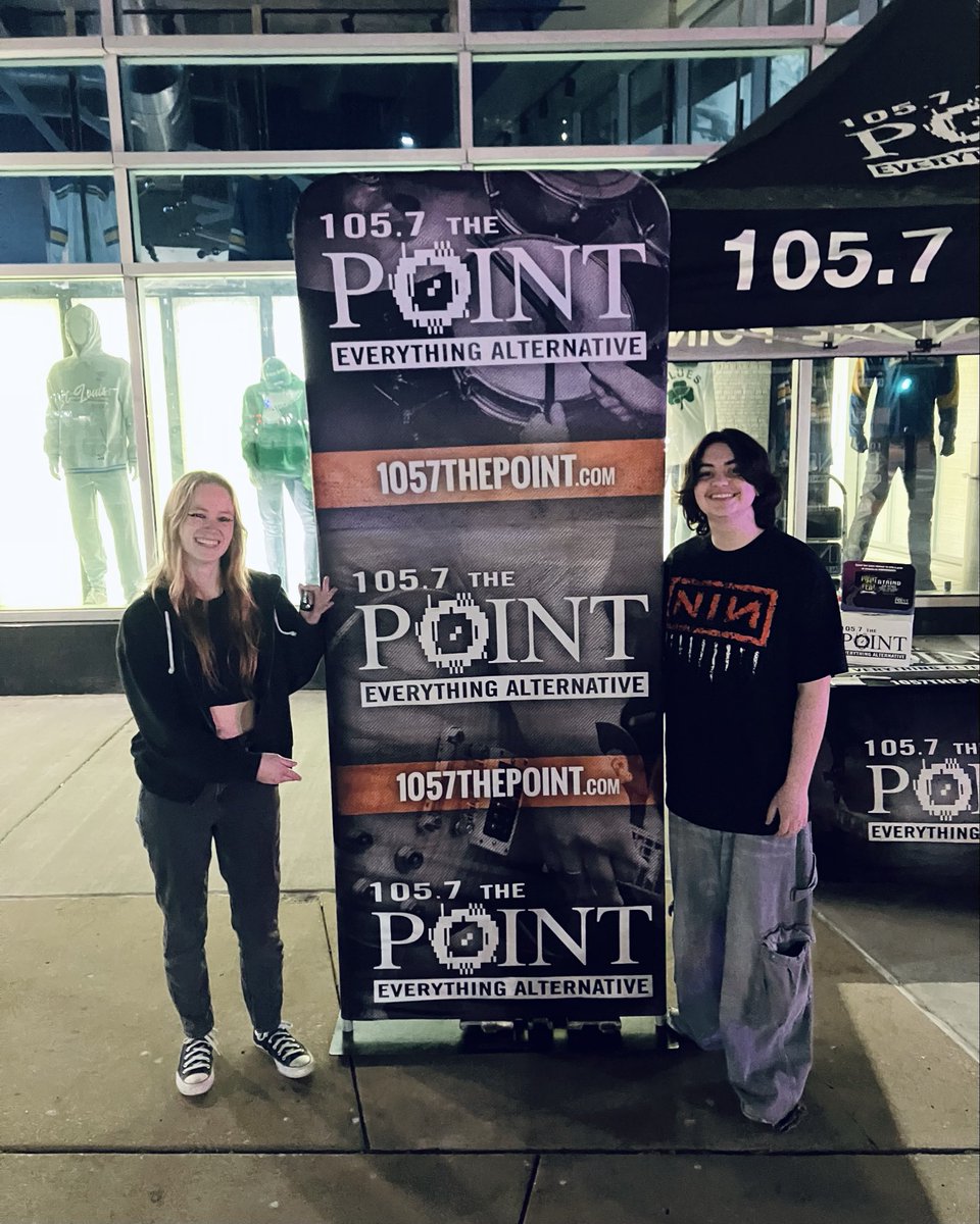 1057thePoint's tweet photo. Listeners are getting pumped for Nine Inch Nails at @Enterprise_Cntr tonight!

#nineinchnails #peelitbacktour #boysnoize #trentreznor #enterprisecenter https://t.co/lIjn7uXGgV