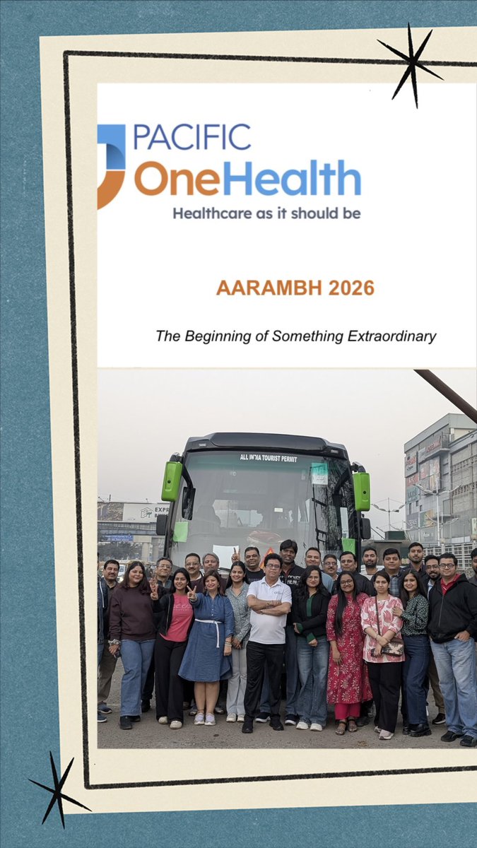 SWADEEP's tweet photo. AARAMBH 2026: The Beginning of Something Extraordinary 🌈

Today, our Foundation Team gathers for our first Team Building Offsite—not just another meeting, but a defining moment in Pacific OneHealth's journey.

We're not building just another healthcare organization. We're creating a healthcare ecosystem that runs on empathy, ethics, and commitment—Building Healthcare As It Should Be.

Our philosophy? VIBGYOR 🌈
V - Victory with pride and dignity
I - Intelligence & Insight-driven decisions
B - Bold in action, Beautiful by heart
G - Grateful to patients, driven by Good
Y - YES spirit, going the extra mile
O - Omni-present You, always doing right
R - Resilience, committed to excellence

Special gratitude to our First Eleven foundational members: Dr. Manish Sharma, Siddharth Bhatnagar, Vanshika Tiwari, Harshit Kumar, Dr. Naresh Kumar Jaswal, Pooja Jaiswal, Sanjay Bhargava, Sanjeev Paul, Dr. Sajal Baxi, Surinder Yadav & Dheeraj Kumar.

AARAMBH is more than team building—it's about forging our 'Pandav Army' that stands for TRUTH: delivering what patients deserve, upholding Truthfulness & Trustworthiness (T2).

This is our moment to conquer. This is where we build brick by brick—not just micro hospitals, but a legacy.

Winners don't wait. They CONQUER.🚀
@pacific OneHealth @healfoundation1 

#AARAMBH2026 #PacificOneHealth #HealthcareTransformation #TeamBuilding #FoundationTeam #BuildingHealthcareAsItShouldBe #VIBGYOR
