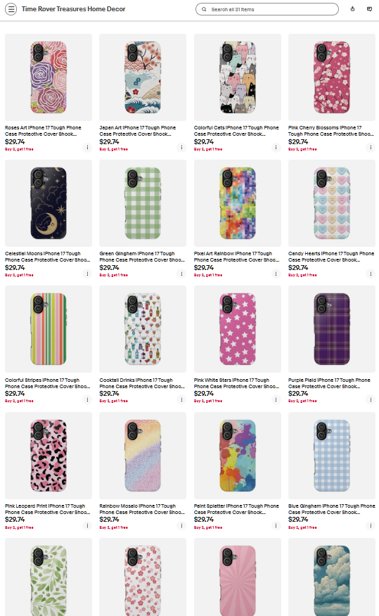 trt_store's tweet photo. We have some really cute Iphone 17 cases available on eBay right now. If you buy 3 you get one free! #iPhone #iphone17 #phonecase #mobilecase #phonecover #buy3get1free https://t.co/TxVi7TZ3Cv https://t.co/kDXEMqEG0Y