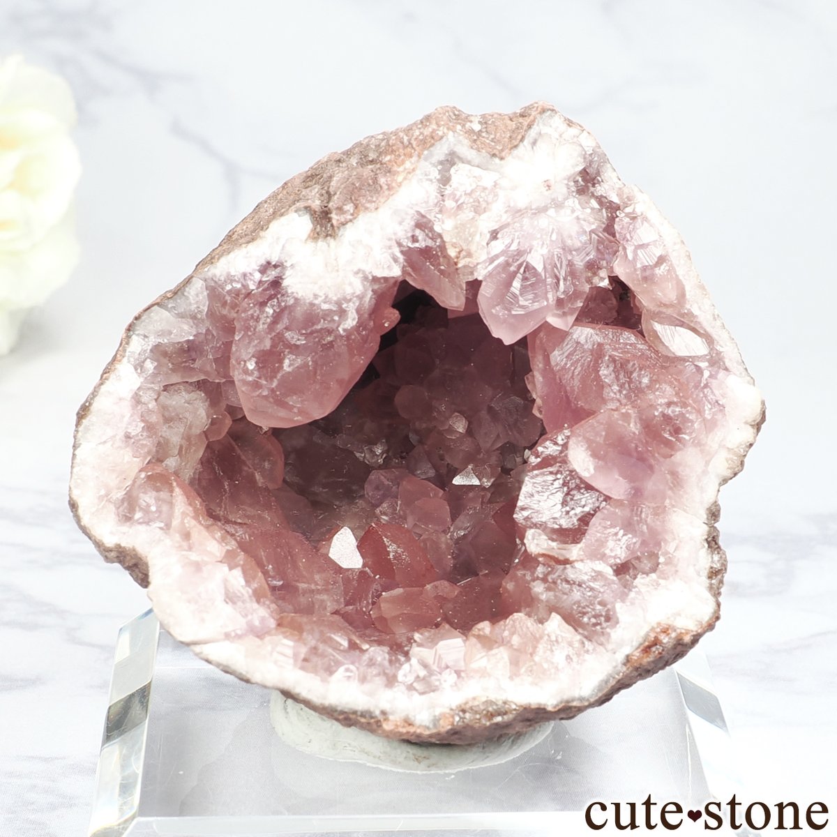 アルゼンチン Choique Mine産のクォーツ（ピンクアメジスト）を更新