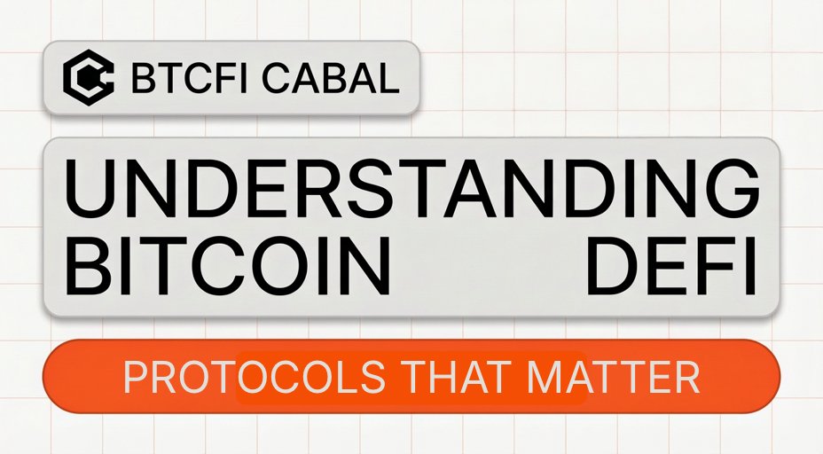 btcficabal's tweet photo. DAY 5 — PROTOCOLS THAT MATTER

Infrastructure is only step one.

Real value emerges at the protocol layer.

This is where users interact.

This is where capital moves. https://t.co/B8KSzWO7mZ
