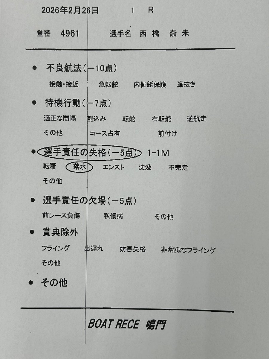ボートレース鳴門 ・PGⅠ第2回 #スピードクイーンメモリアル 】西橋