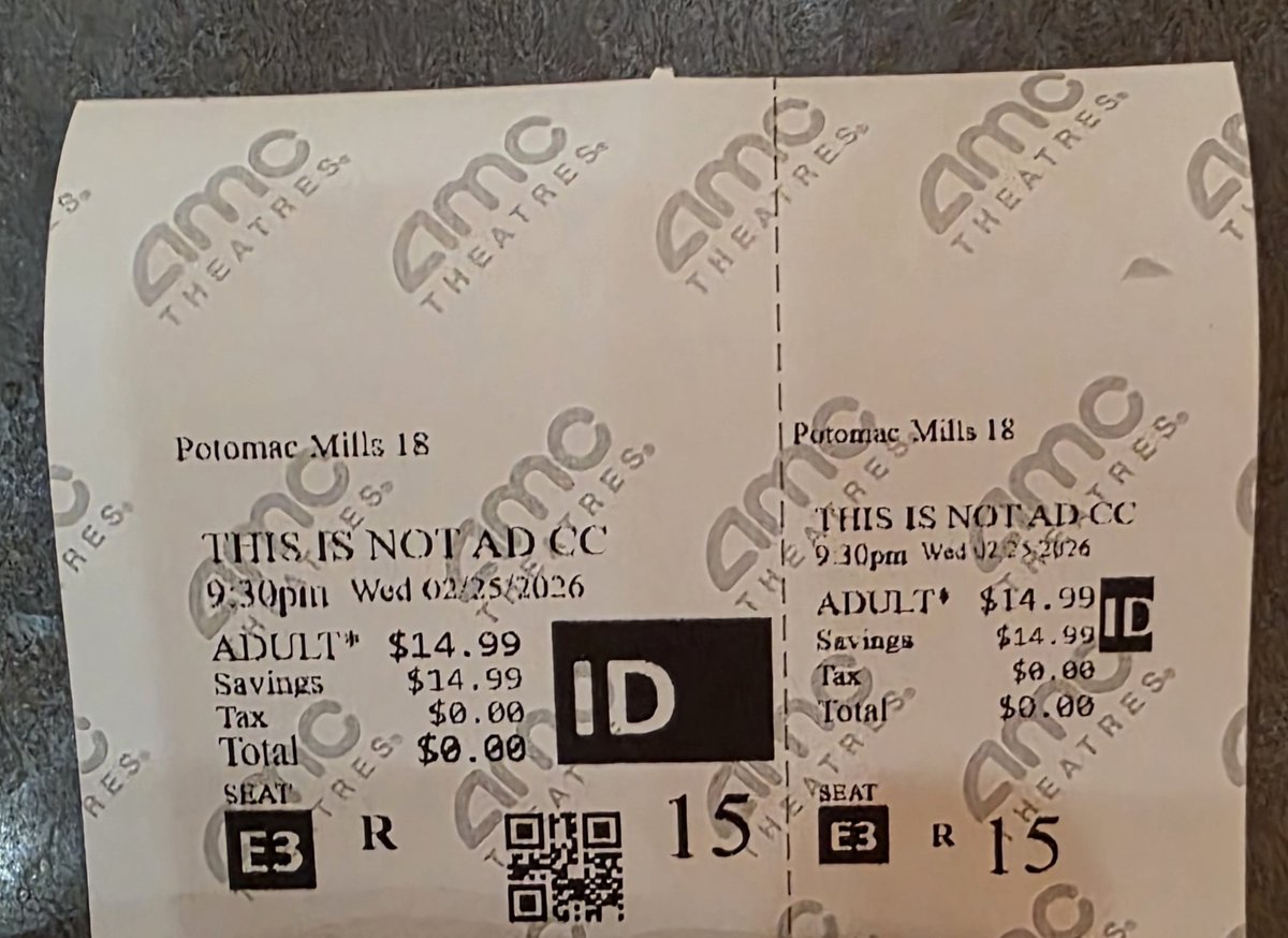 This viewing will be my #26th 2026 theater movie viewing of 2026 in 2026.

(My Movie count before this: 170 in 2025, 147 in 2024, 120 in 2023. 80 in 2022.141 in 2019. 135 in 2018.107 in 2017.)

Don't forget to check out my IG page with more precise movie check-ins: Ig@rarereferee