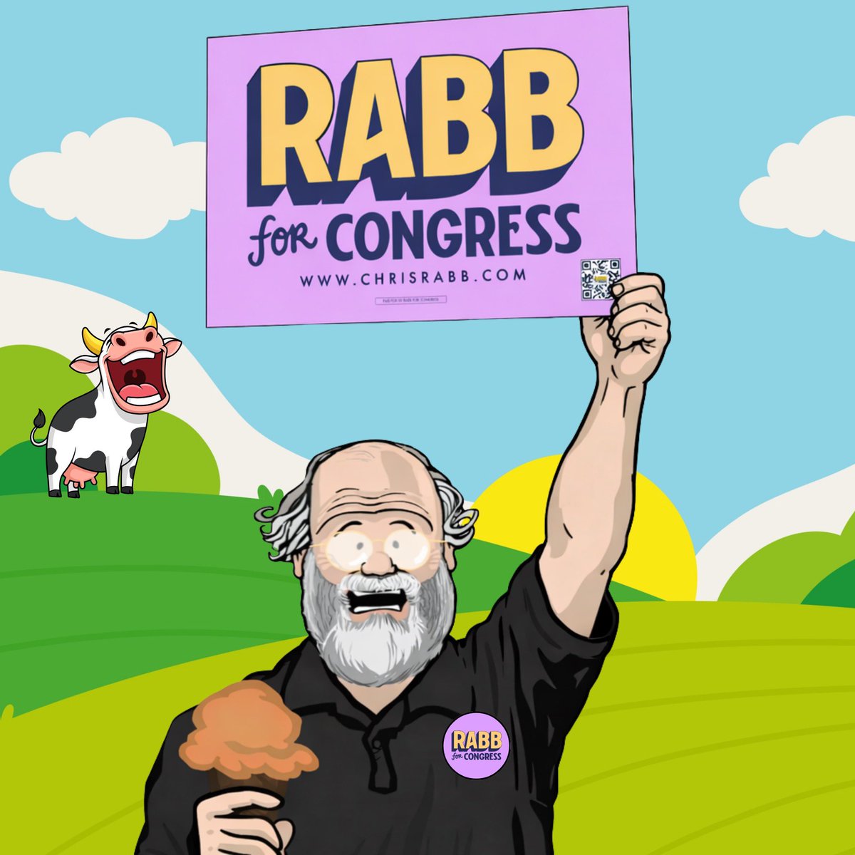 chrisrabb's tweet image. DELICIOUS NEWS: Ben Cohen of Ben &amp;amp; Jerry’s just endorsed our people-powered campaign for #PA03!🍦

Ben knows what it takes to fight for social justice &amp;amp; reject corporate PAC money. 

Honored to have his support here in #Philly! 💜