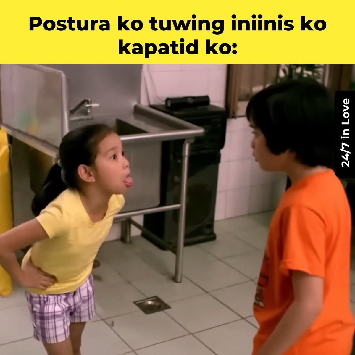 StarCinema's tweet image. Sana nakuha ko ang inis mo! 😝

#XyrielManabat #ZaijanJaranilla #247InLove