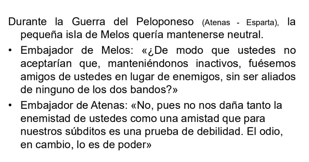 Dicen «mantener una relación de equilibrio entre EEUU y China» y pienso en esto.