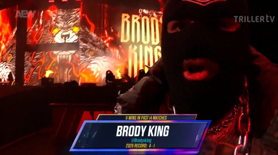 ADPWrestling's tweet image. 🔥 GUERRA DE MOLES 🔥

Brody King vs Mark Davis…
cuando chocan dos camiones no hay bocina que avise 🚛💥🚛

¿Quién sobrevive a la colisión? 💣
#AEW #BrodyKing #MarkDavis 

 #AEWDynamite