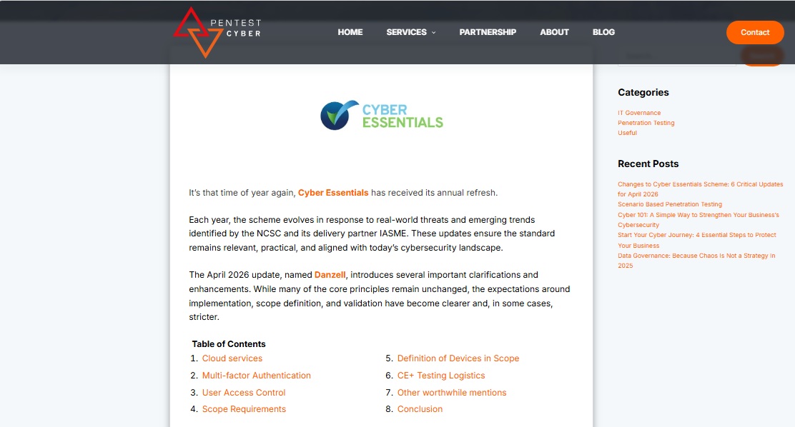 PentestCyber's tweet photo. **BRIEF (3 min read) Cyber Essentials 2026 Changes**

https://t.co/Emt5MVqwy5  

#CyberSecurity #CyberEssentials #InformationSecurity #CyberCompliance https://t.co/qCu1LV8O9z
