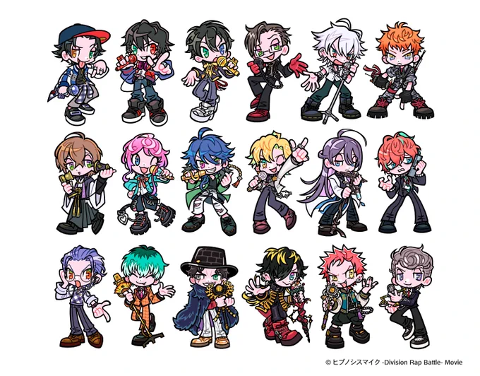 【お知らせ】 #ヒプノシスマイク × #セブンイレブン キャンペーンのクリアファイル用イラストを担当させて頂きました!本日10:00〜 キャンペーンスタートしております! みなさま是非ゲットして下さい