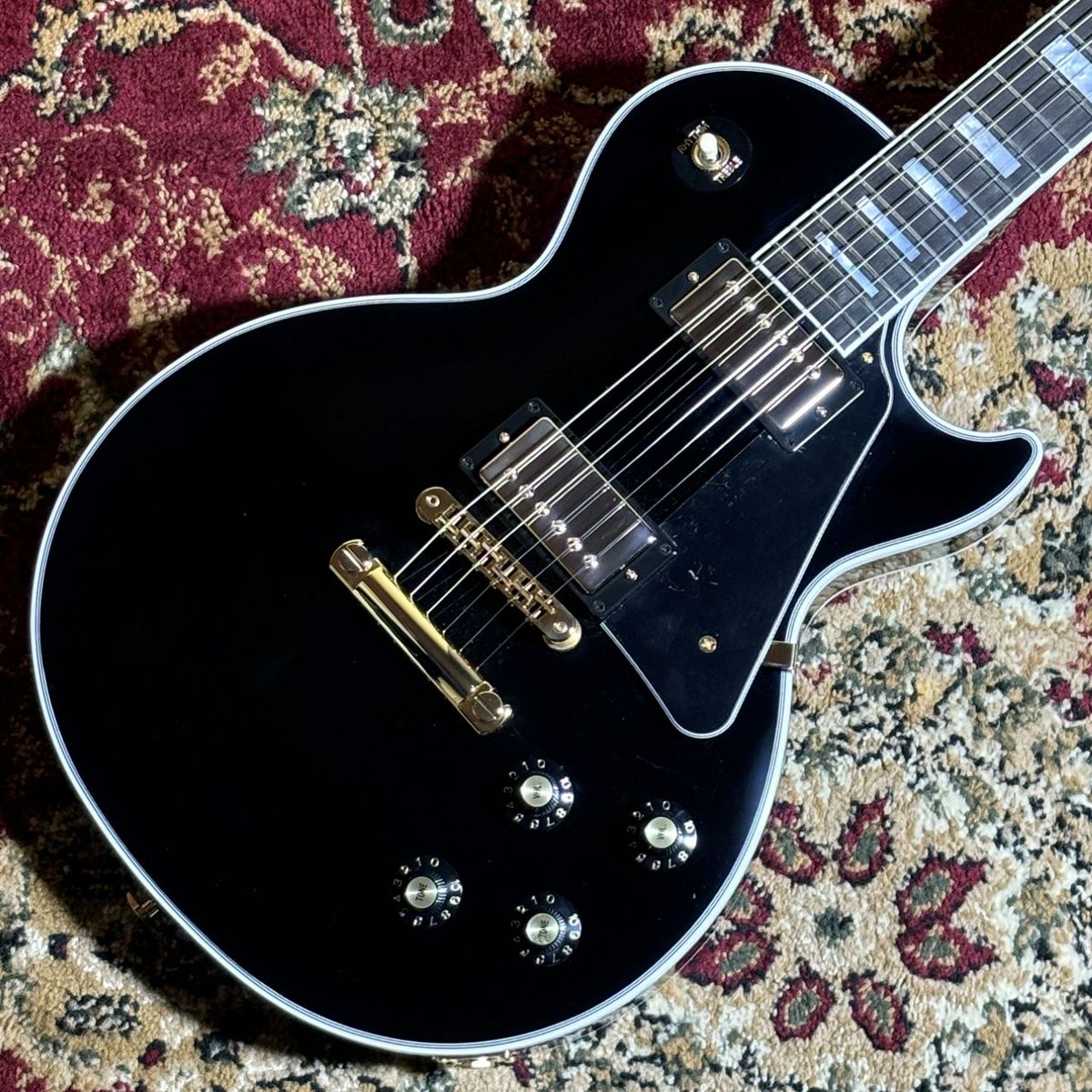 エレキギター】Gibson Les Paul Custom 70s Ebony レスポールカスタム