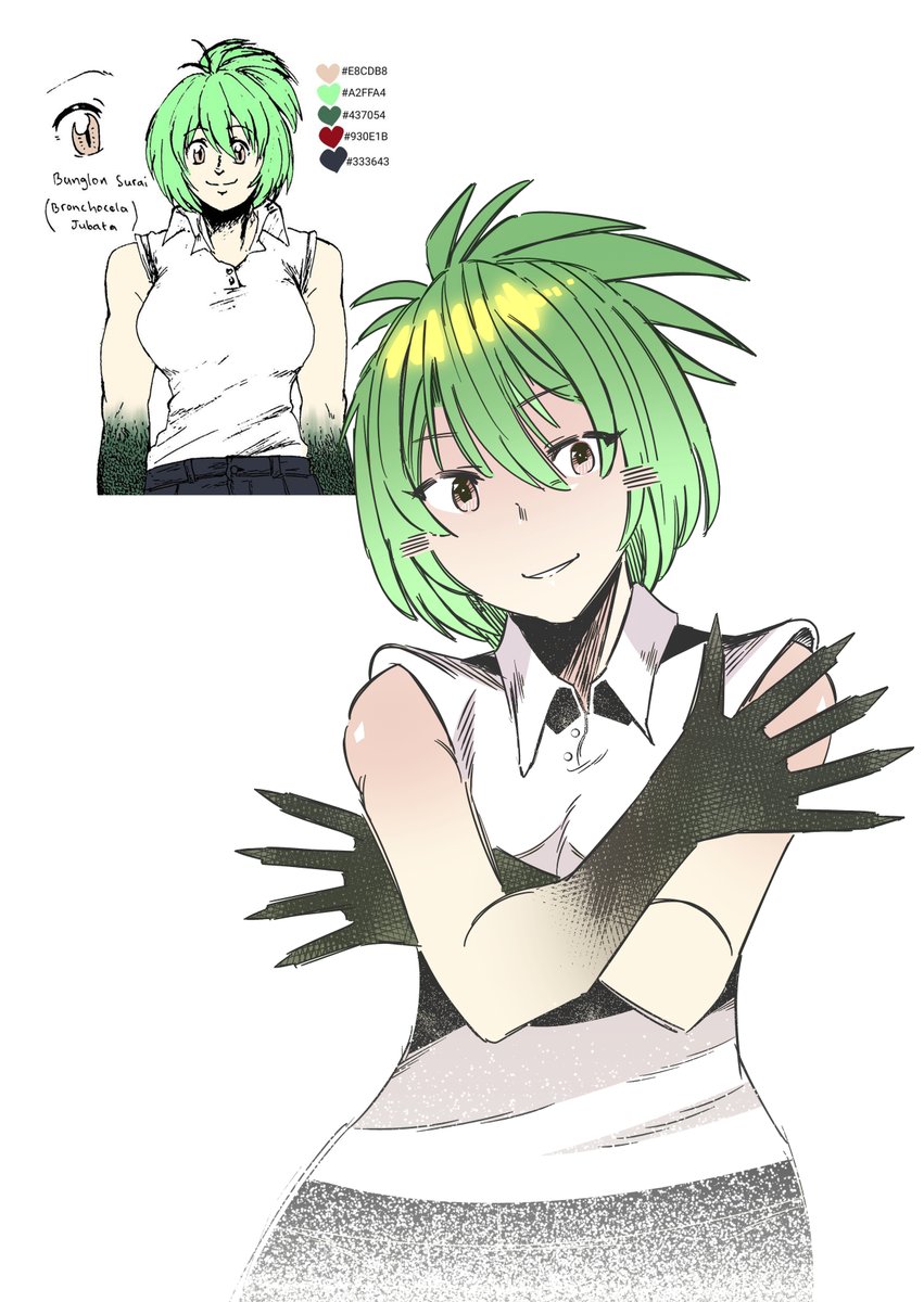 "YOUR OC IN MY STYLE" 
Yang ke3 ada OCnya Ikan Roti, Shio! #yourocinmystyle #oc #fanart #digitalartwork