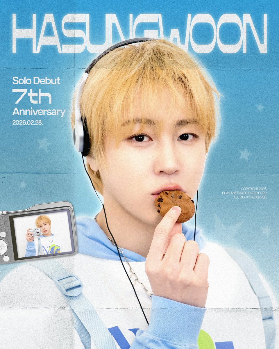 HA SUNG WOON☁
Solo Debut 7th Anniversary🎧

#하성운 #HASUNGWOON
#HASUNGWOON_7th_ANNIVERSARY