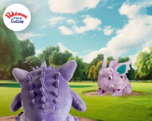 포켓센이 1세대 인트로 구도 인형으로 내준거 귀엽고 웃기다